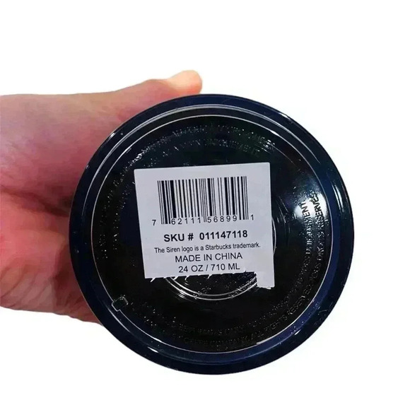 Starbucks Holiday 2023 Venti 24 oz insulate Cup Tumbler Green Ornaments & Topper - Picture 6 of 6